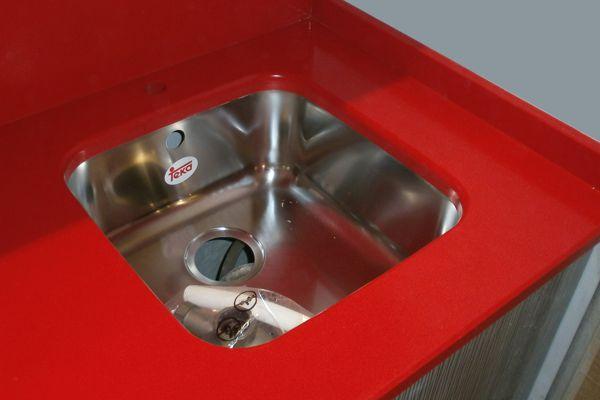 Encimera de Cocina Silestone Rojo